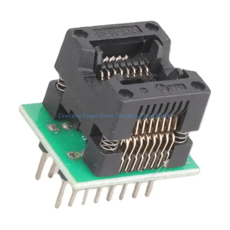 HX6A Compactly Programming Seat SOP16 To DIP16 Socket Programmer Adapter For Microcontroller And Memory Chip Use