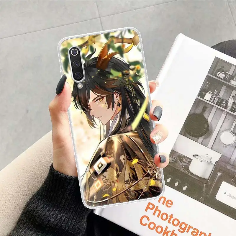 Zhongli Genshin Impact Phone Case For Xiaomi Redmi 10C 10 9A 9C 9T 9 Prime 8A 8 7A 7 6A 6 Pro K40 K30 K20 S2 Art Gift Cover Coqu