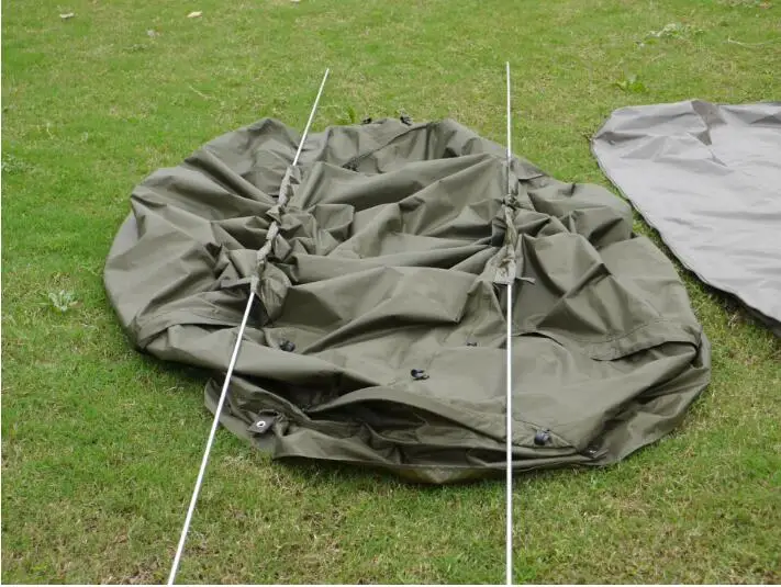 Łóżko i namiot wędkarski YTYIN YTYIN, wodoodporne, z filtrem przeciwsłonecznym, jednowarstwowe, podwyższone od ziemi, wiatro- i owadoodporne, składane łóżko kempingowe.