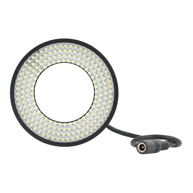 Imagem -03 - Anel de Lâmpada Led Ajustável para Trinocular e Binocular Microscópio Estéreo Preencha Iluminador Luz Câmera Industrial 196 Pcs
