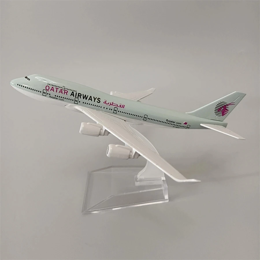 

16cm Air QATAR Airways B747 Airlines Airplane Model QATAR Boeing 747 Airways Alloy Metal Diecast Plane Model Aircraft Gifts