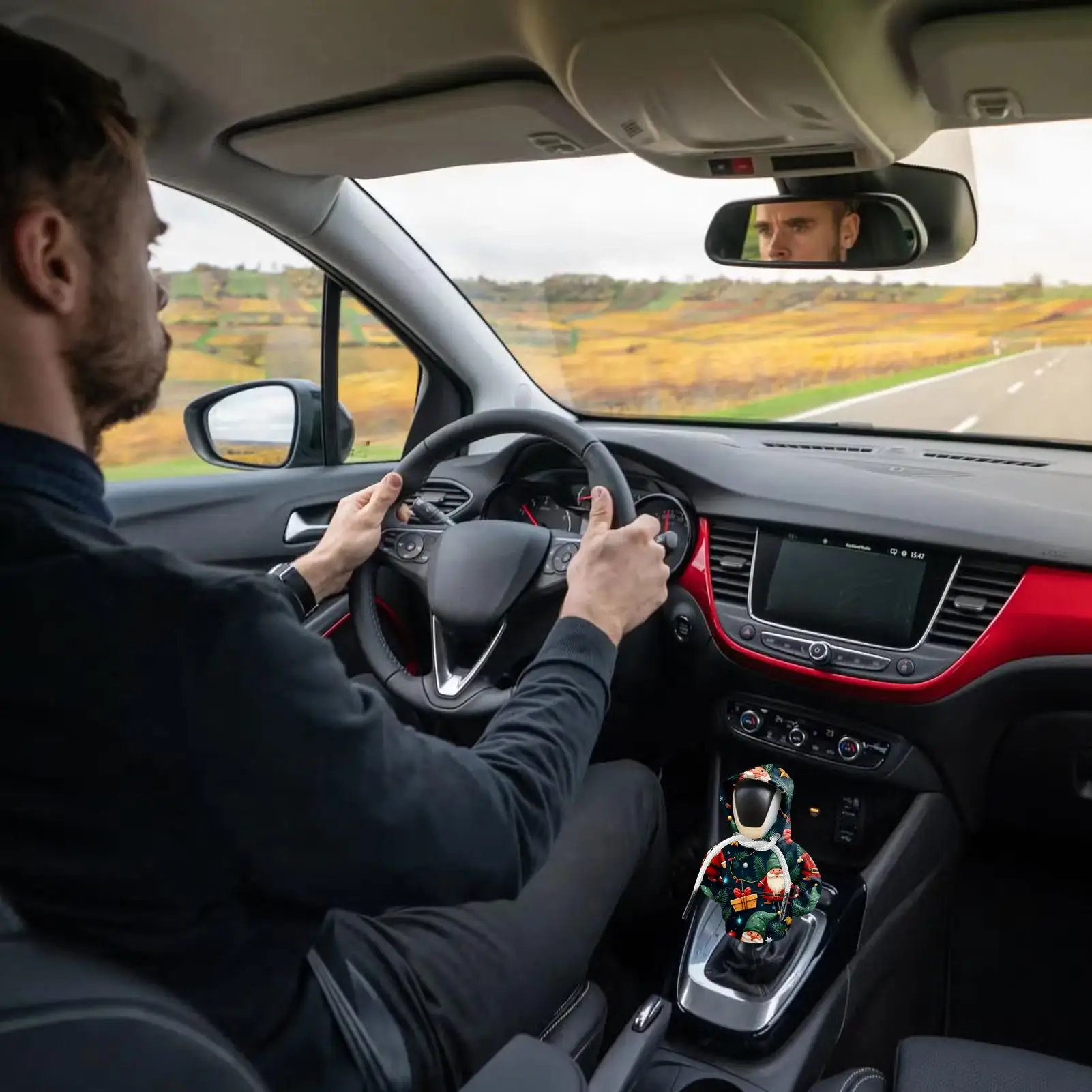 

Чехол на ручку переключения передач, Рождественский чехол на ручку переключения передач автомобиля, забавный защитный чехол для праздника, дня рождения, путешествий, вождения, зимних поездок на дорогу, внедорожник