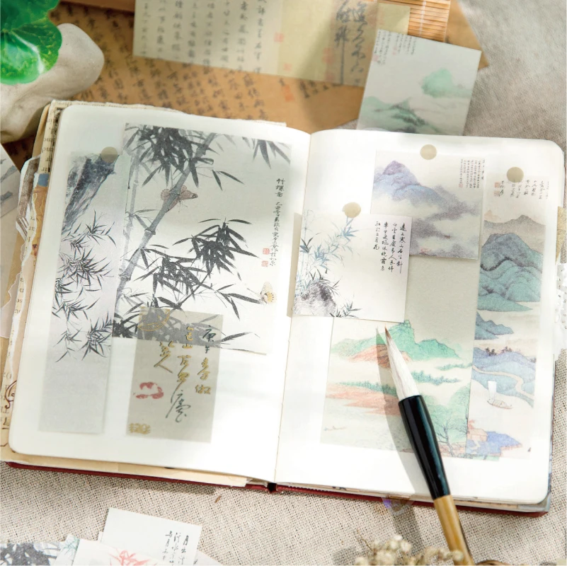 6pcs/Lot Paper Room Changqing Series Material Pack