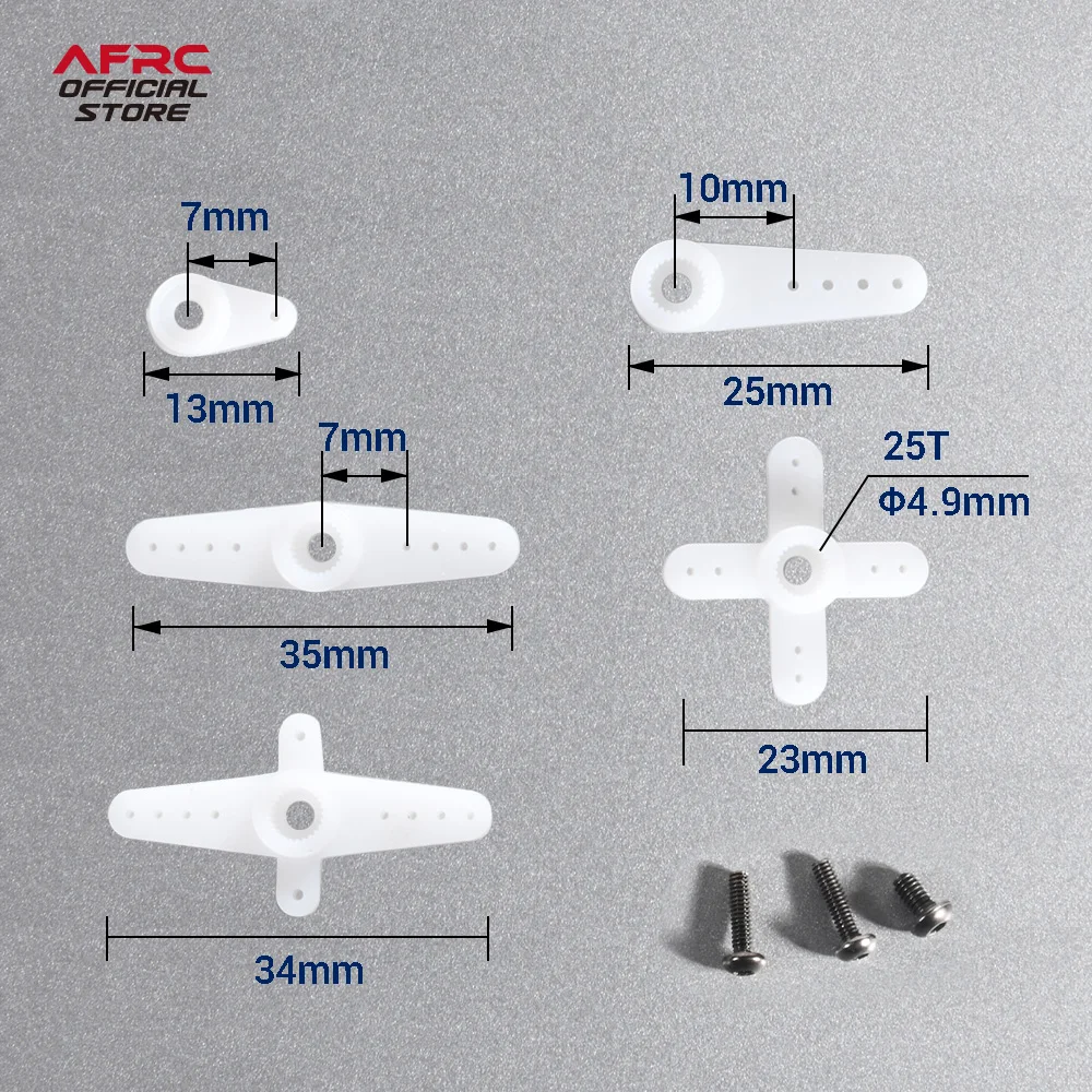 AFRC-P1001 25T Plastics Servo Horn Arm Accessories For AFRC D1338TG, D2114TG,D2307HC,D2407HC