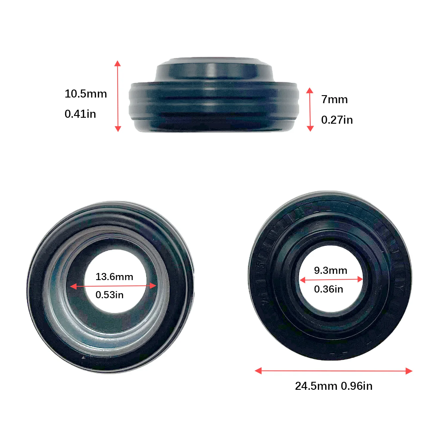 Free shipping,Automobile air conditioning compressor oil seal for mitsubishi,Compressor seal ,24mm*7mm*13mm