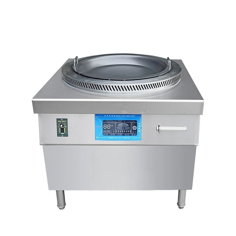 Automatic rotating fried dumpling stove Commercial fried dumpling pan stove