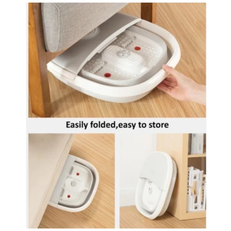

【Clearance-Sale!】Foot Spa Portable Household Foot Bath Electric Massage Household Folding Footbath Foot Bath And Foot Therapy EU