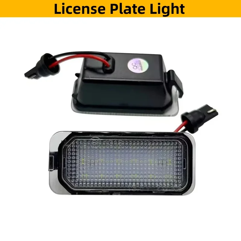 

2PCS Error Free White LED License Plate Light Number Plate Lamp For Jaguar XJ XF 2008-2015
