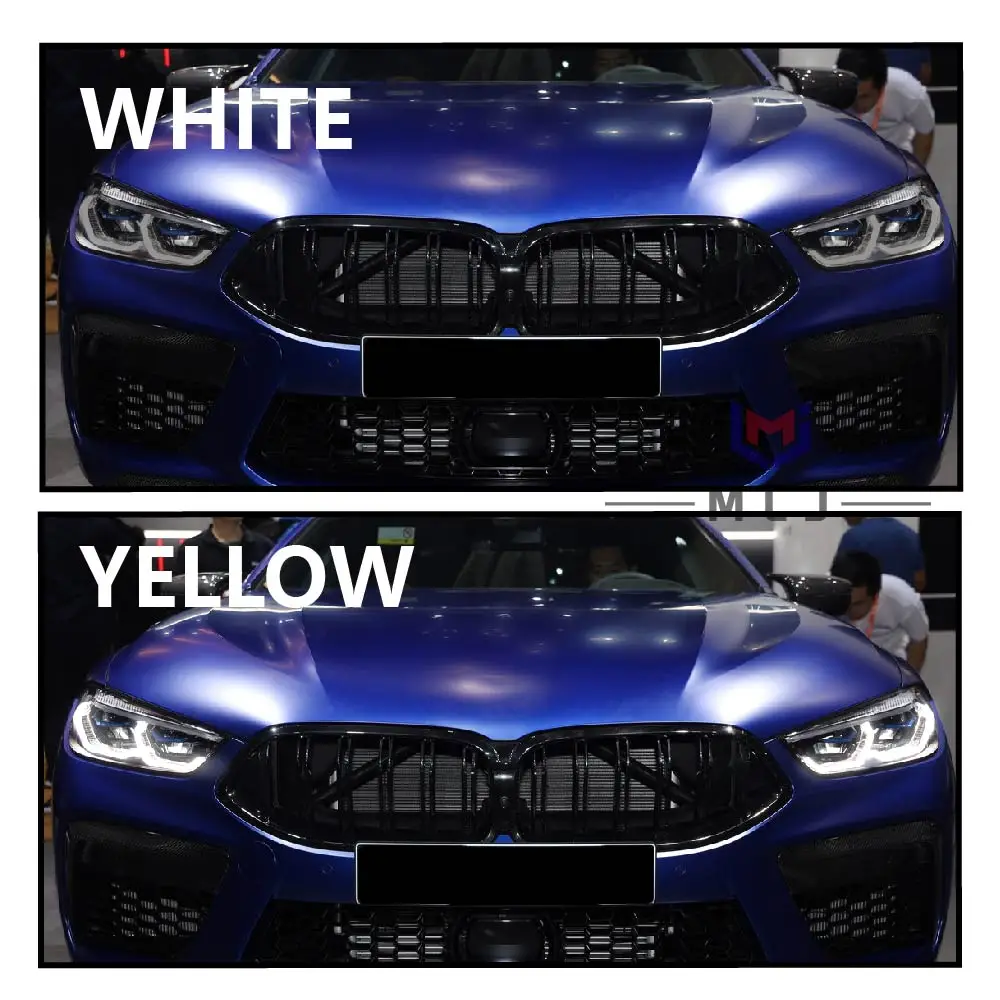 For BMW 8 Series M8 G14 G15 2019-2022 US Spec LED Headlight White Angel Eye DRL Module 63118496134 63119498647/48 63119498649/50