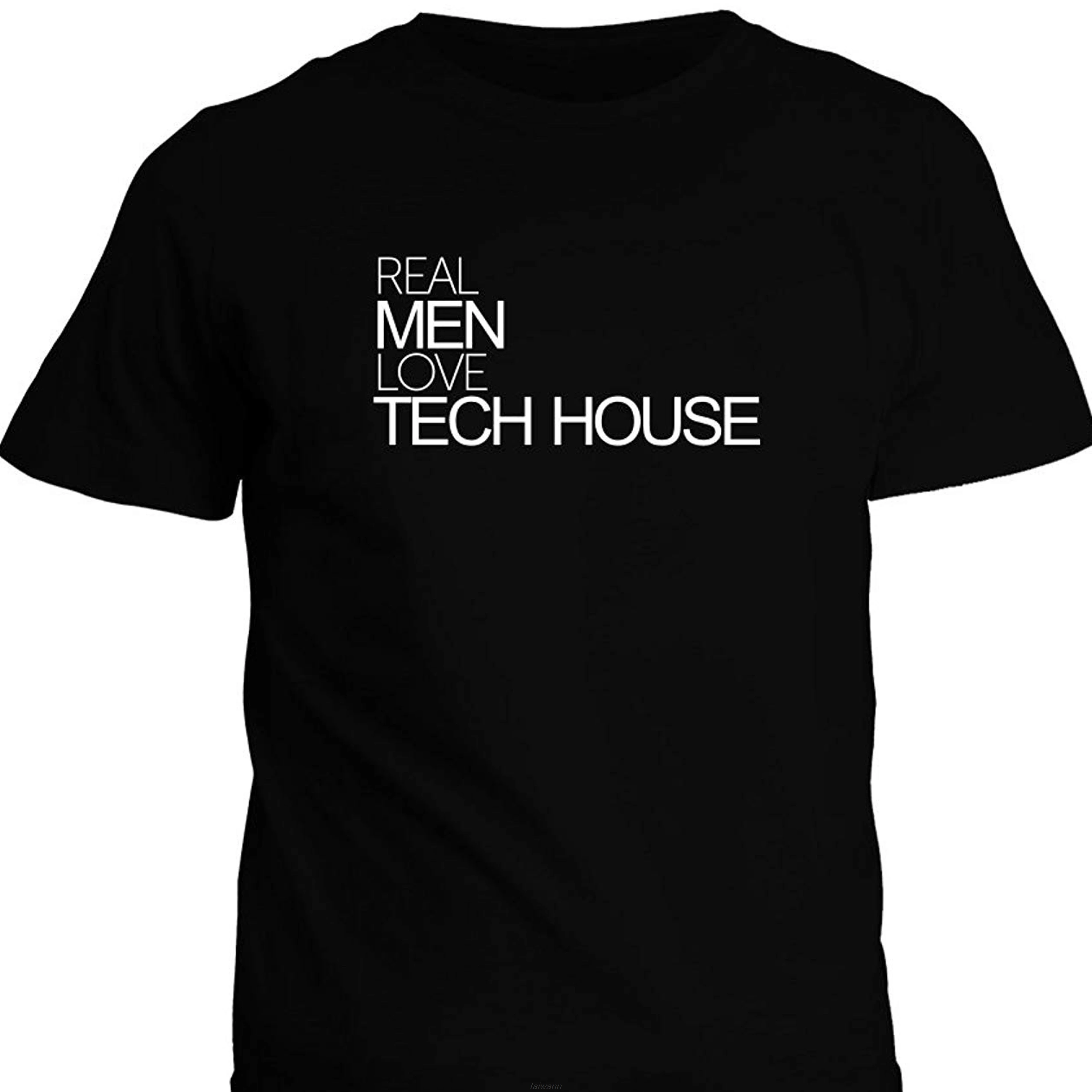 

Real Men Love Tech House Music T Shirt Men'S T Shirts Summer Style Fashion Swag Men T Shirts