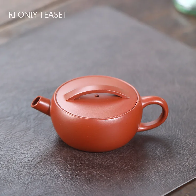 

120ml Chinese Yixing Small Capacity Purple Clay Teapot Beauty Tea Infuser Kettle Handmade Large Caliber Tea Pot Zisha Teaware