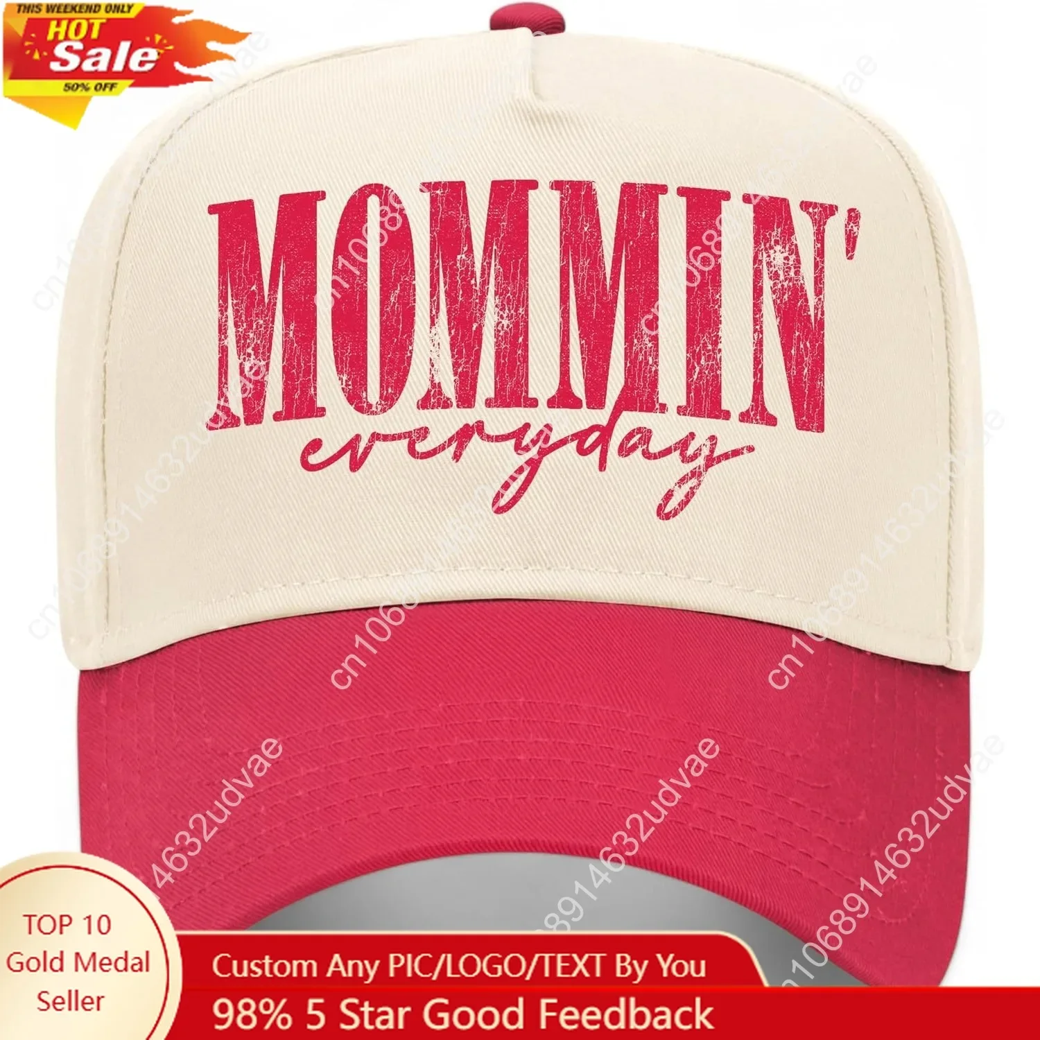 قبعة سائق الشاحنة الكلاسيكية اليومية من Mommin |   قبعة بيسبول Snapback الفاخرة للنساء والأمهات والأمهات