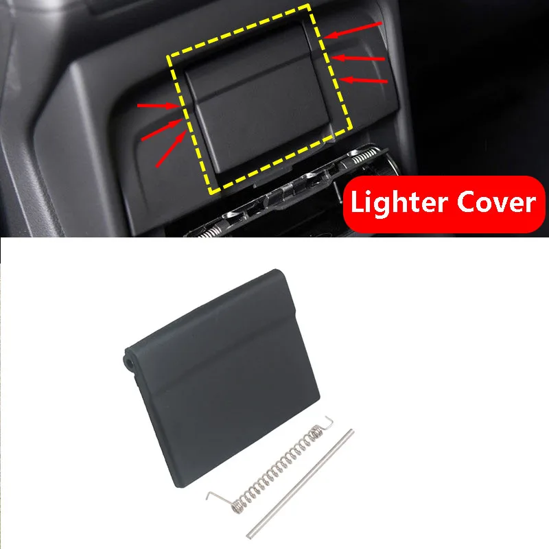 For Audi A4L A5 Q5 Cigarette Lighter Cover Plate Rear Center Handbox Panel Ashtray Cover Original  8R0863351