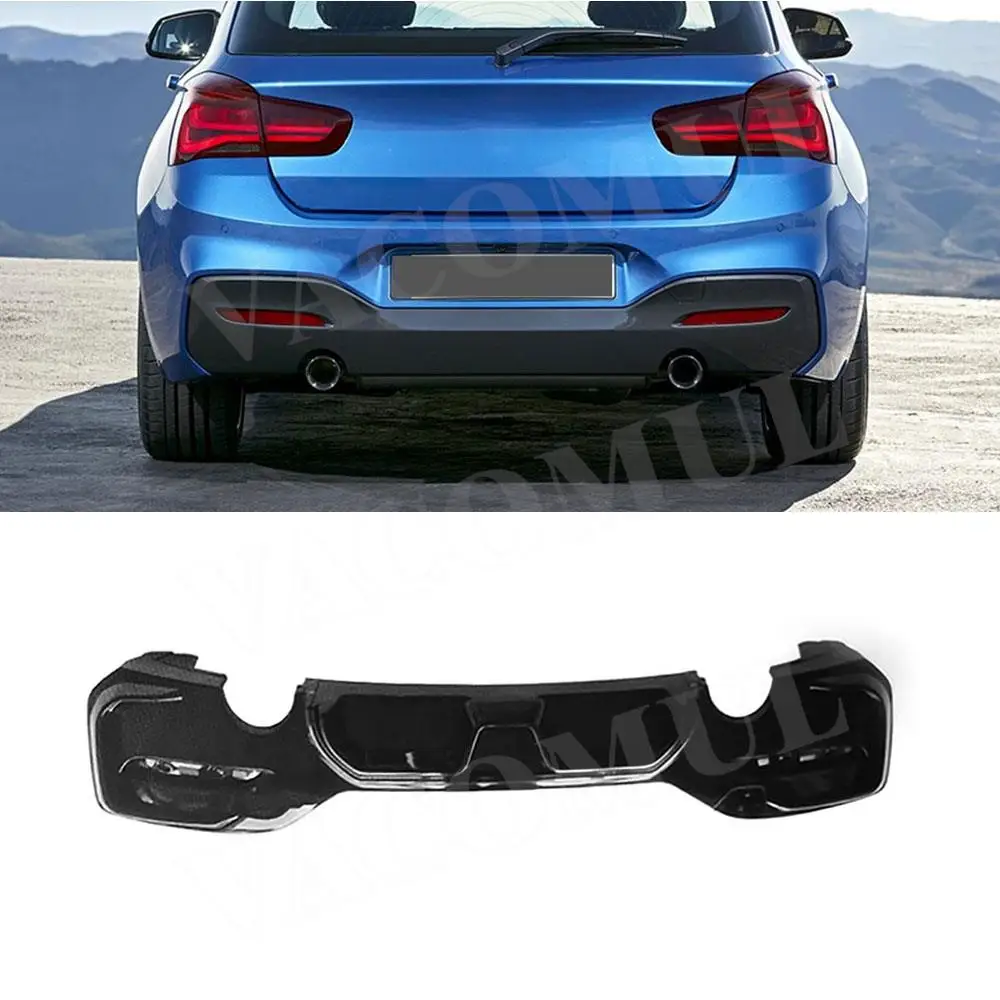 VACOMUL ABS Rear Bumper Diffuser Lip For BMW 1 Series F20 M Sport M135i M140i 2015 2016 2017 2018 2019 O-O/OO-OO Rear Lip Bumper