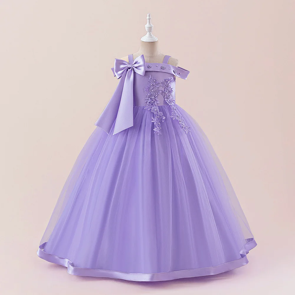 

Elegant Teenagers Girls Party Dresses White First Communion Wedding Formal Evening Prom Gown Birthday Party Princess Dresses