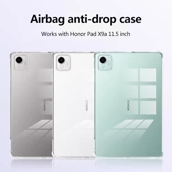 

Прозрачный чехол AirBag для Honor Pad X9a 11,5 дюймов 2025 X9 Pro V9 X8A X9 X8 Pro X8 Lite, противоударный защитный чехол с защитой от падения