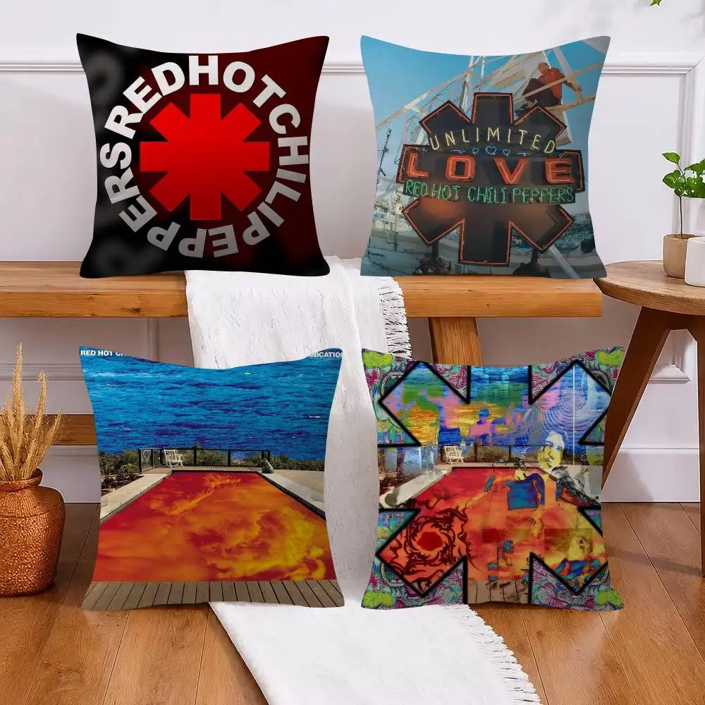 R-Red Hot C-Chili Peppers Californication    Personalized picture text home decorative pillows Household Gifts 45x45cm