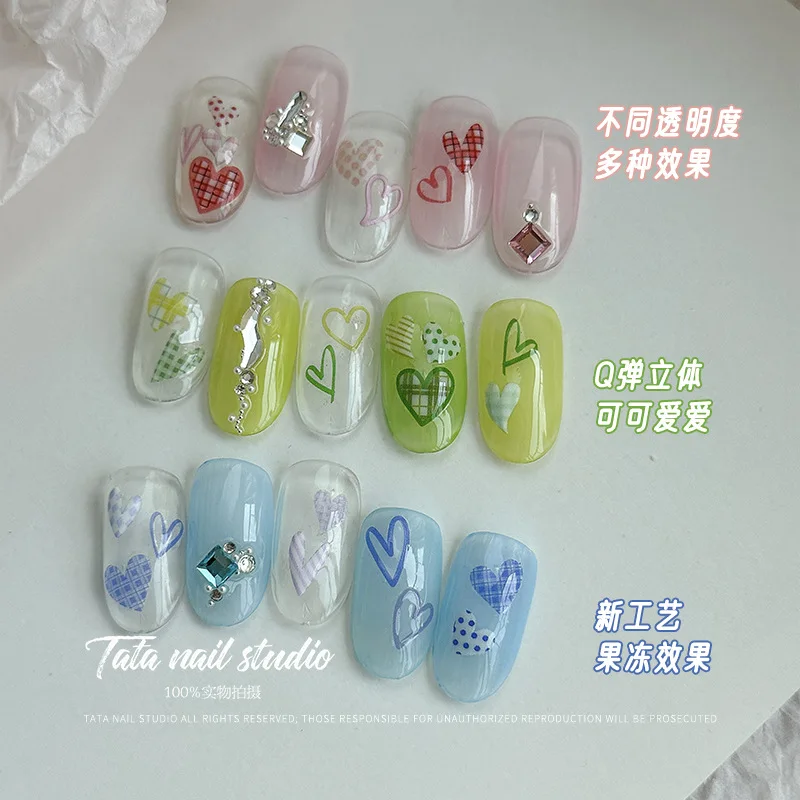 Tata & Cooperation Jelly Japanese Style nail Beauty stickers Adhesive Fruit Love