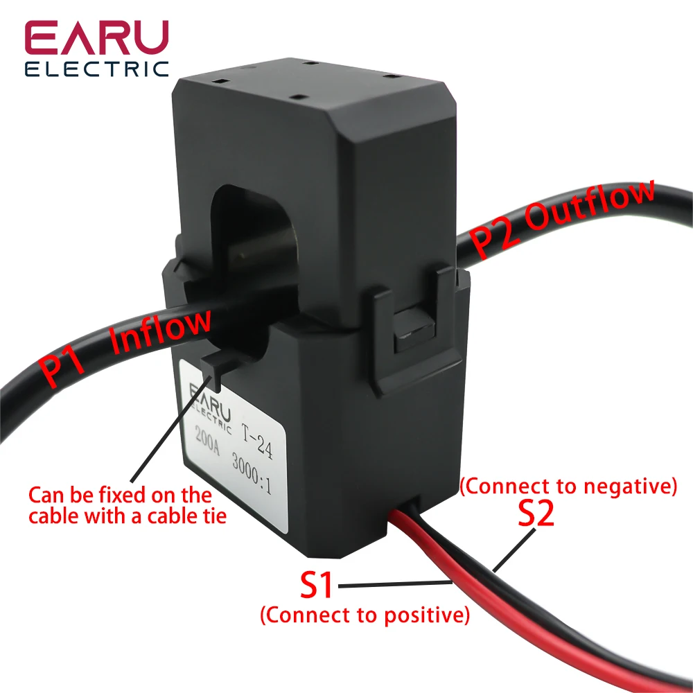 5A Split Core Current Transformer Sensor AC Open Type CT 80A 120A 200A 300A 500A 750A 1000A Clamp High Frequency Transformer