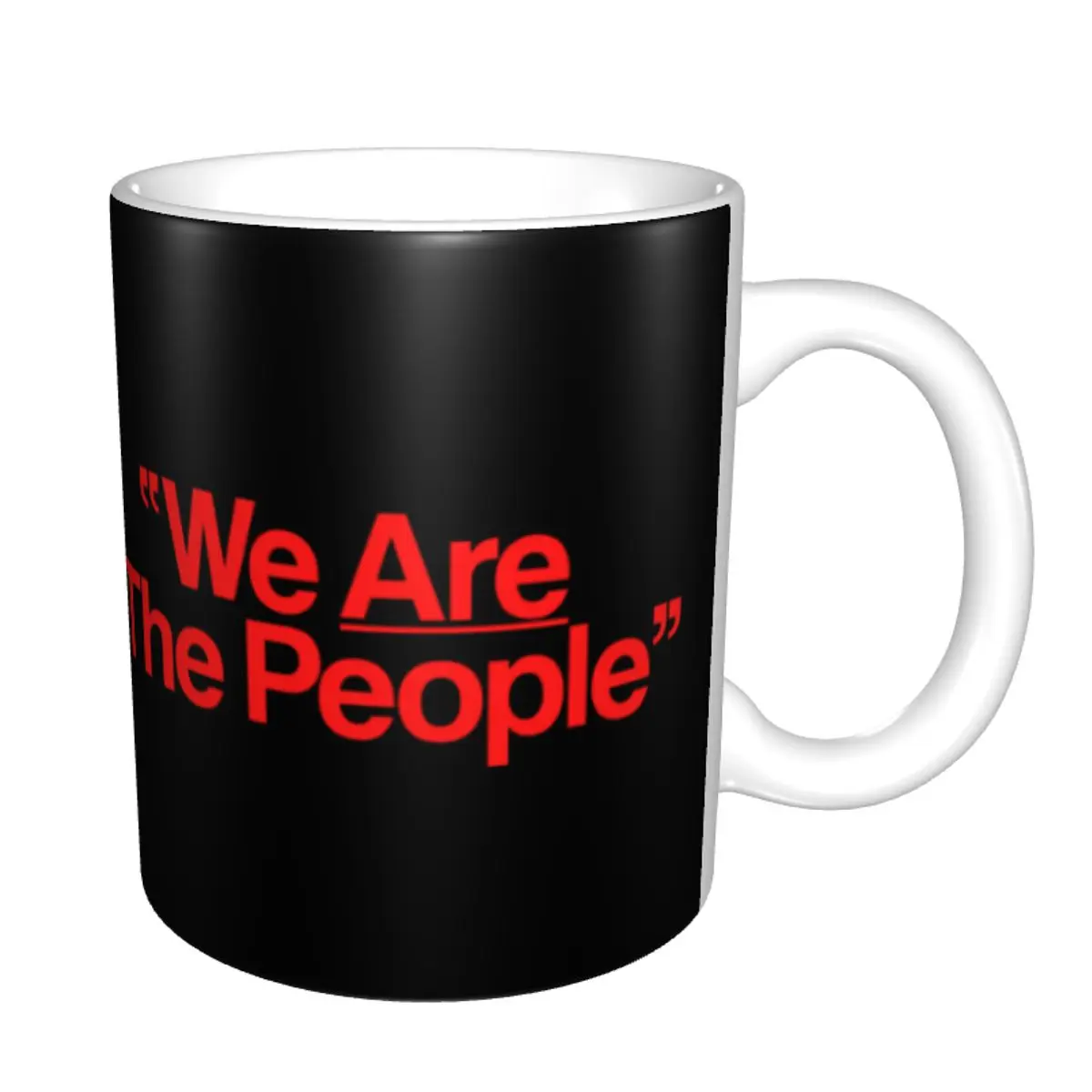 Customized We Are The People Taxi Driver Coffee Mug DIY Ceramic Milk Tea Cup