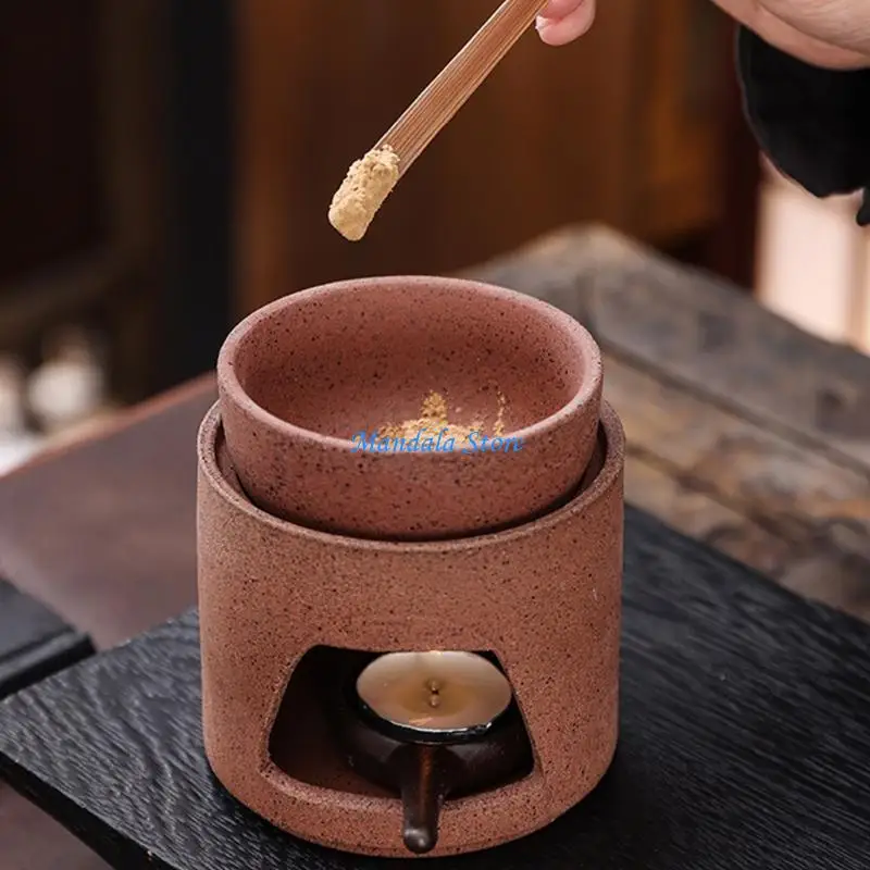 U2JC Ceramic Aromas Diffuser Oil Burners Multipurpose Tea Warmer For Home Aesthetic