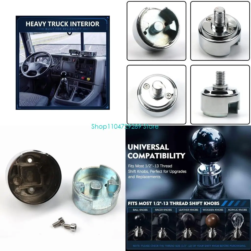 D8KE Gear Lever Knob Mount 1/2-13 Thread 70589B for Car Interior Replacement Work