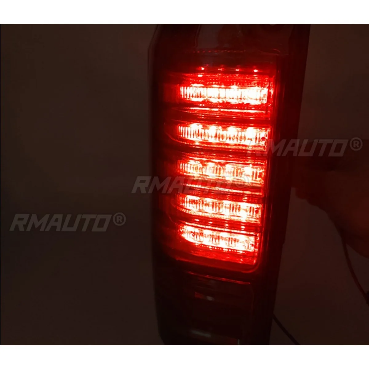 سيارة الفرامل الخلفية ضوء الخلفية الذيل ضوء الجمعية الضوء الخلفي الجمعية طقم الجسم لتويوتا لاند كروزر C76 LC77 LC78 اكسسوارات السيارات #5