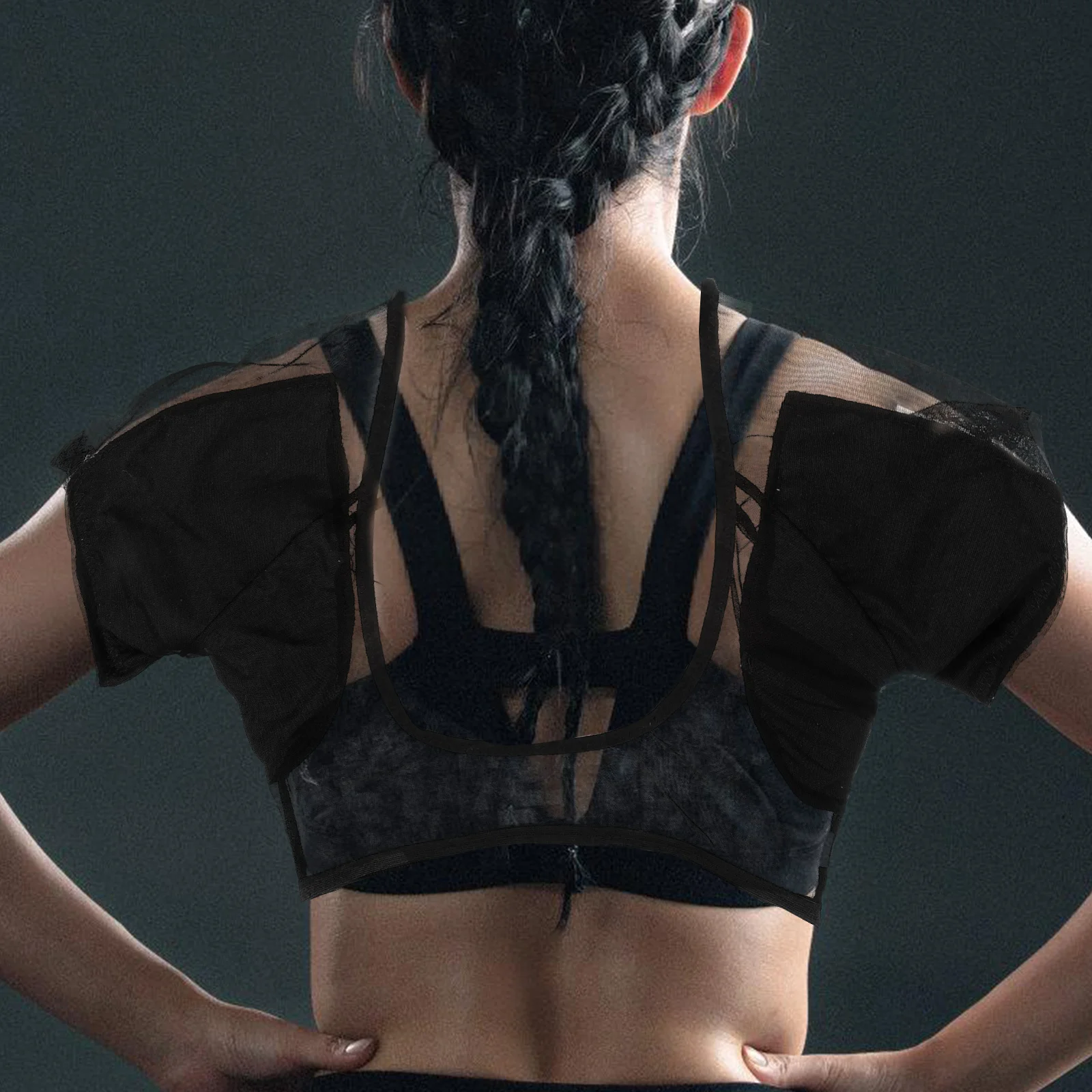 

2Pcs Women's Sweat Absorbing Vest Chinlon Material Breathable Underarm Sweat Proof for Jogging Yoga Workout Active Sports