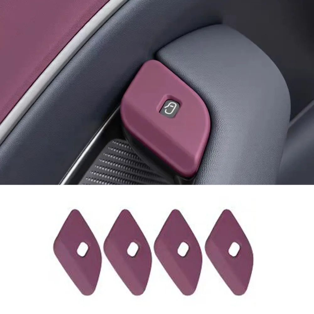 

Подходит для Xiaomi SU7 2025 2026, наклейки на кнопки двери, декоративные наклейки, кнопки открытия двери, защитные наклейки для автомобиля, интерьер