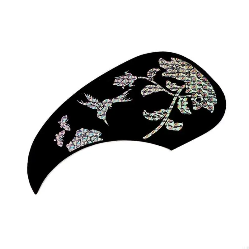 Guitar Pickguard Scratch Plate Self-Adhesive Pickguard Sticker Guard Plate Replacements for Cool Acoustic Guitar Parts