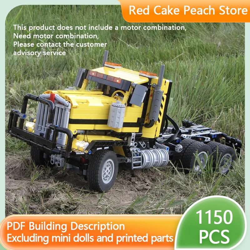 

Модель городской автомобиль MOC, строительные кирпичи C500 6x6, инженерный грузовик, модульная технология, детские праздничные подарки, сборка игрушек, костюм