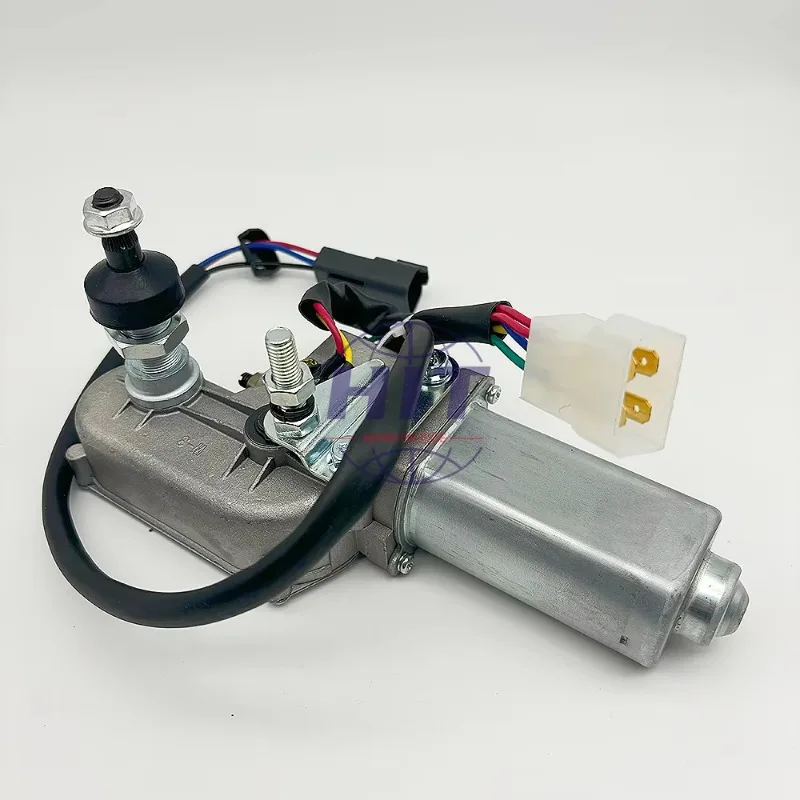 Wiper motor, wiper motor, suitable for PC56-7 PC60-7 PC60-8 12V excavator accessories