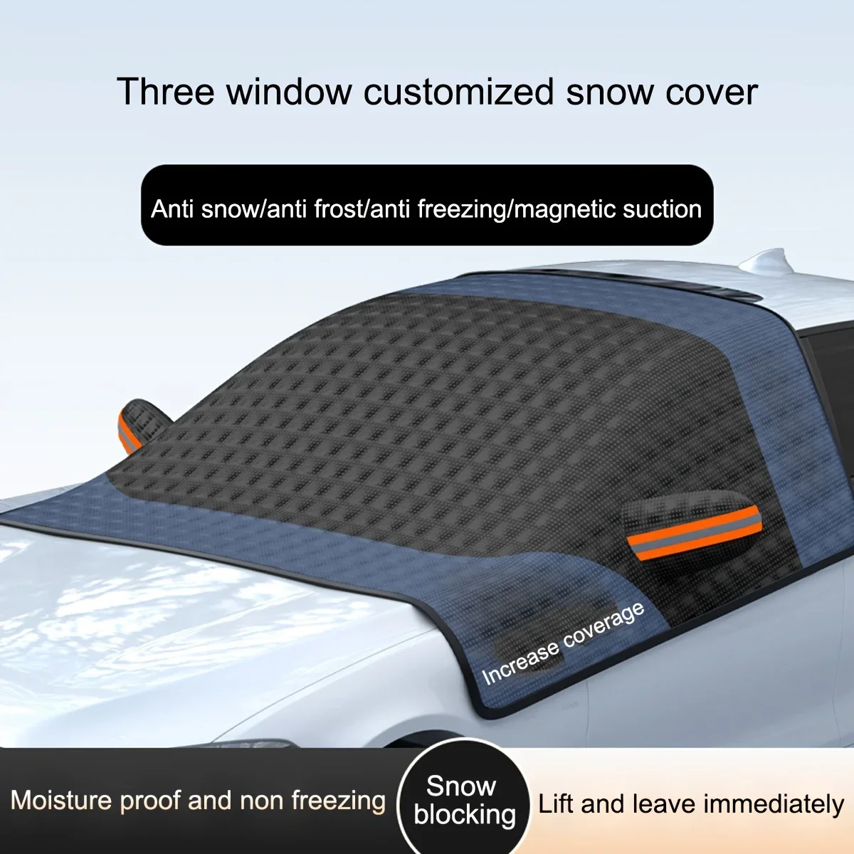 

Car Windshield Snow Cover, Frost-Proof & Anti-Freezing Windshield Cover for Winter, Car Window Cover, Winter Car Cover Amagi