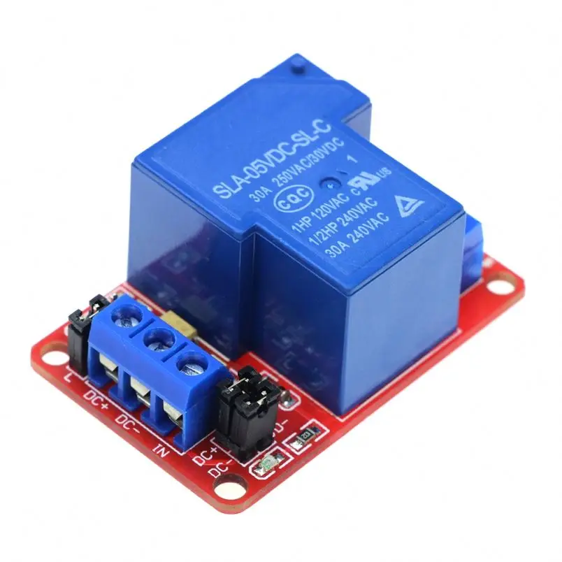 

DC 5V 12V 24V 30A High Power 1-Channel Relay Module With Optocoupler H/L Level Trigger for Mega AVR PIC DSP ARM