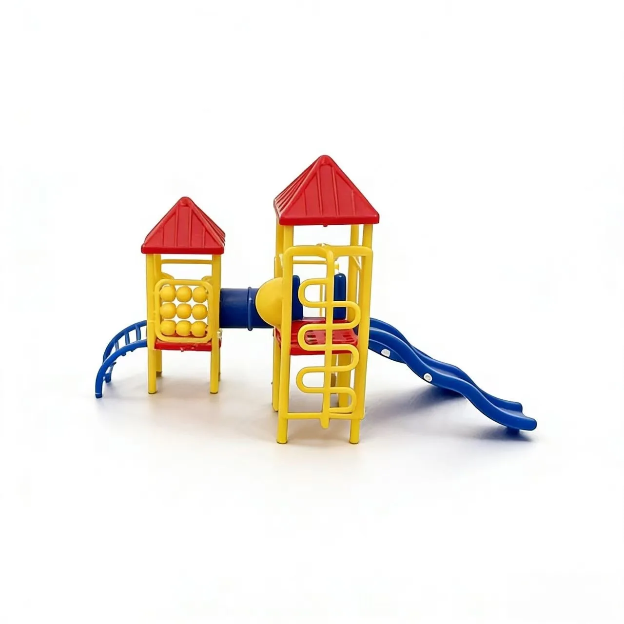 Zufällige Farbe 1 Stück Simulations-Mini-Rutsche Modell DIY Bausatz Sandtisch Spielplatz Szenerie Materialien Maßstab 1/75 1/150 Diorama-Sets – Detail 5