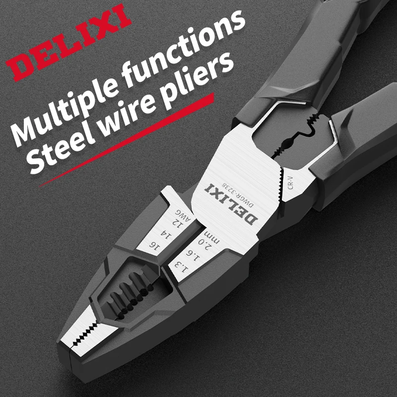 All-In-One Multifunction Pliers Collection - Heavy-Duty Wire Cutters, Universal Locking Pliers & Electrician's Specialty Tools F