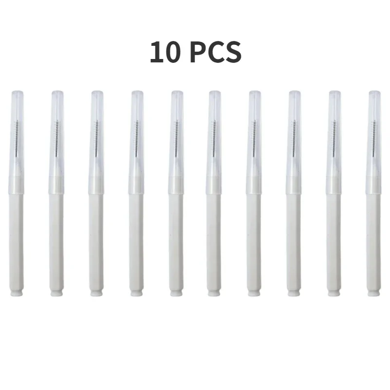 10/50PS Draagbare Mini Wenkbrauw Borstels Wegwerp Wimper Brow Lifting Brush Applicators Lash Extension Kam Beauty Makeup Tools
