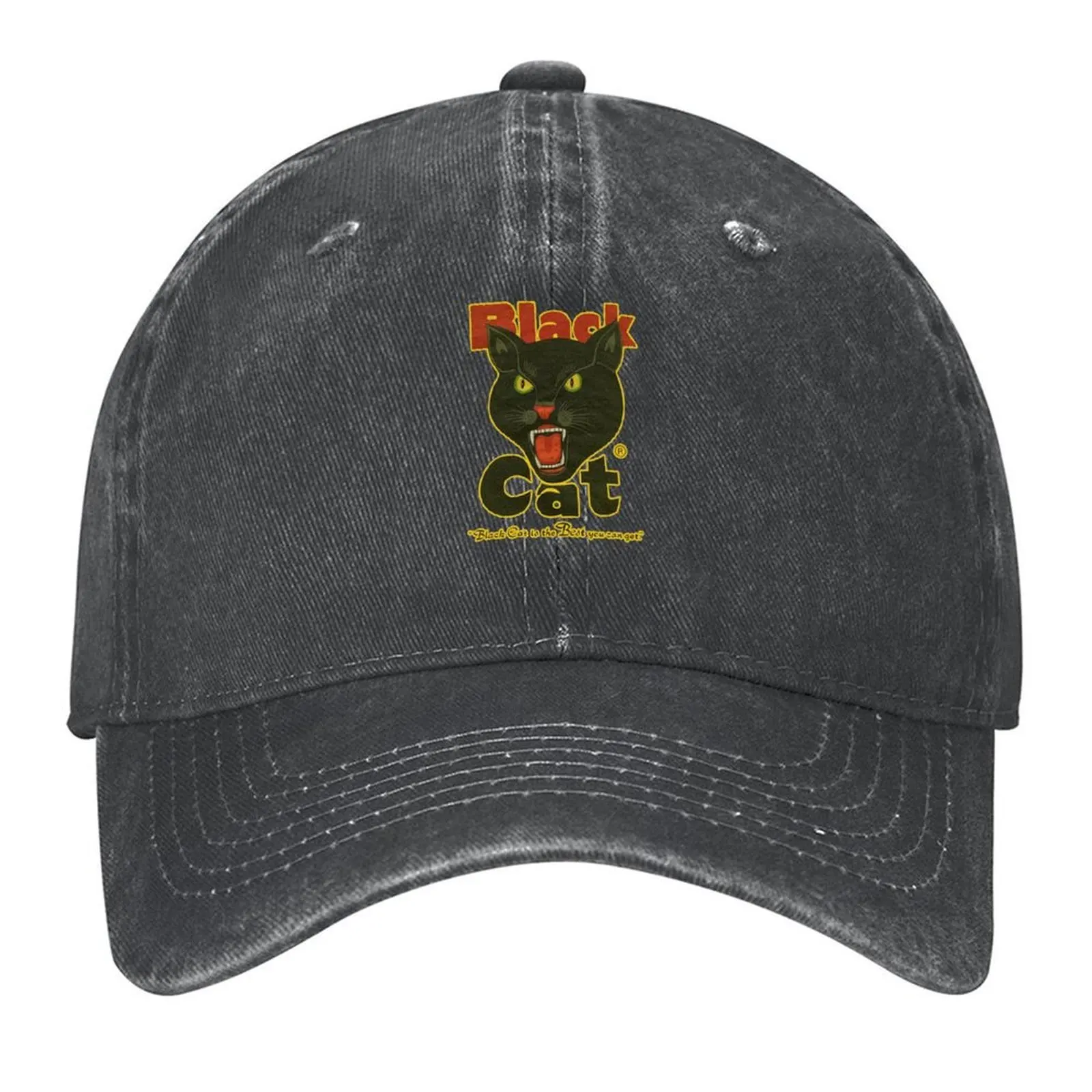 

Black Cat Vintage Baseball Cap Wild Ball Hat fun hats Funny hats funny hat Boy Child Women's
