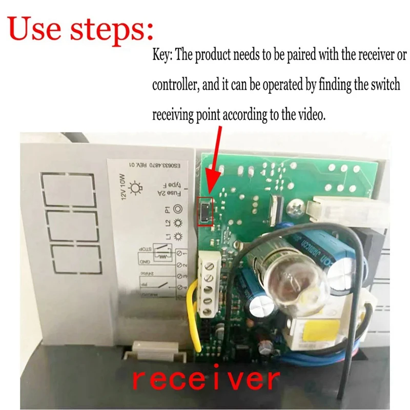 Garage Door Remote Control 433.92Mhz Scroll Code Controller For Flor FL02RE FLO2R-S INTI ON2 ON4 ON2E ON4E