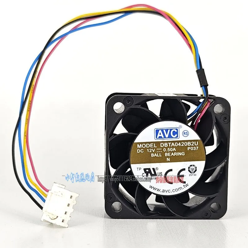 ORIGINAL DBTA0420B2U 12V 0.50A 4020 40*40*20mm NEW COOLING FAN RADIATOR