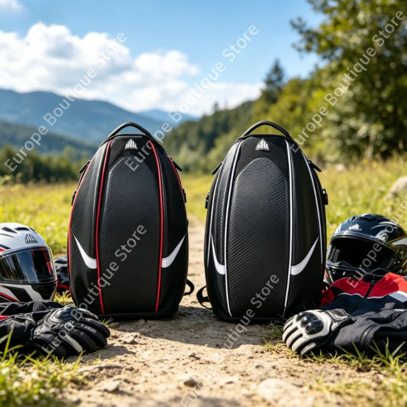 

2026 New Multifunctional Motorcycle Hard Shell Rear Seat Bag Tail Bag Waterproof Shoulder Crossbody Motorbike Touring Luggage