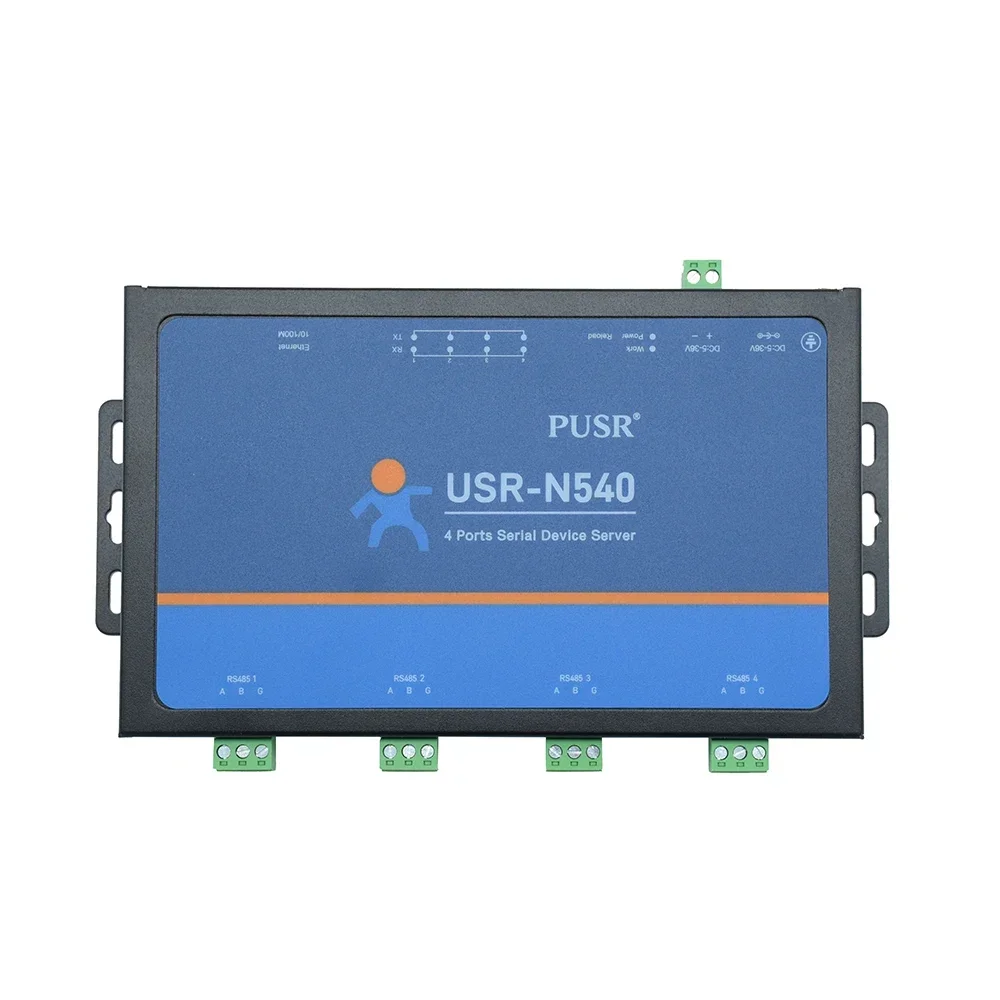 

USR-N540 4 Serial Ports RS485 To Ethernet TCP/IP Converter Device Server Modbus RTU to TCP MQTT