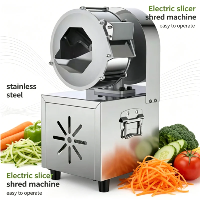 Multi-function Electric Cutter Slicer Vegetable Processor Food Commercial Potato Carrot Cutting Machine