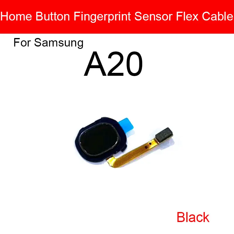 Fingerprint Sensor Side Button Flex Cable For Samsung Galaxy A20 A30 A40 A60 A20E SM-A205F A305F A405F A606F A202F Repair Parts