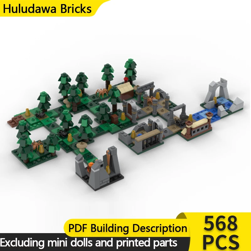 

Ring Movie Model MOC Building Bricks Darkness Damp Forest Journey Modular Technology Children Holiday Gifts Assemble Toys Suit