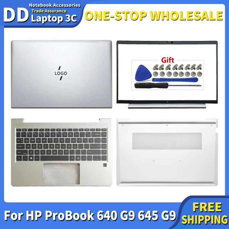 

Новинка, подставка для ноутбука HP ProBook 640 G9 645 G9, задняя крышка ЖК-дисплея, подставка для рук, верхняя подсветка клавиатуры, задняя крышка, верхний корпус