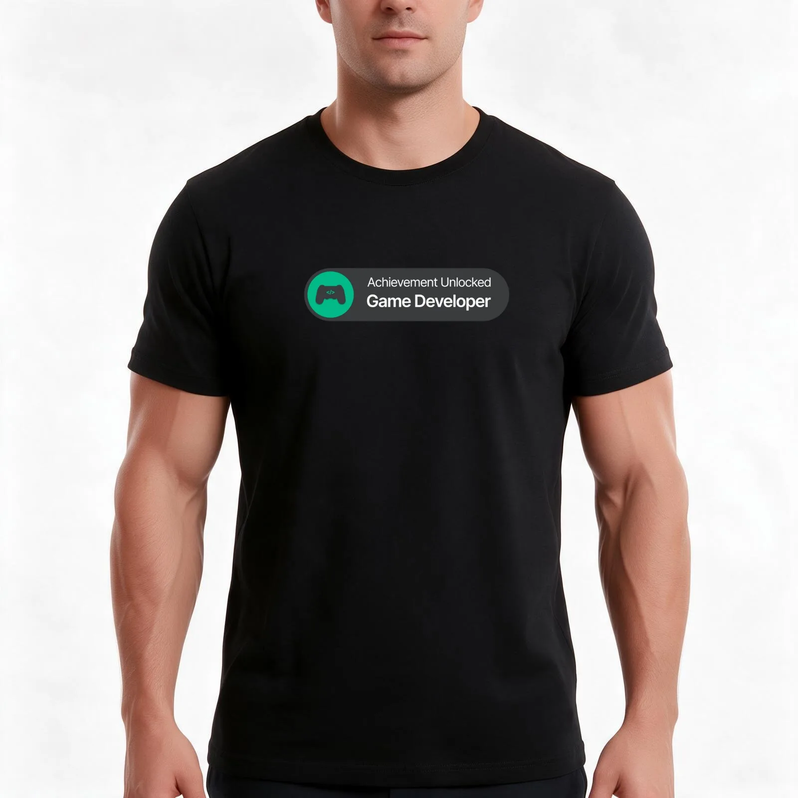 Achievement unlocked: Game Developer T-Shirt Summer Casual Cotton Tee Oversized Streetwear Tops Vintage Graphic Print