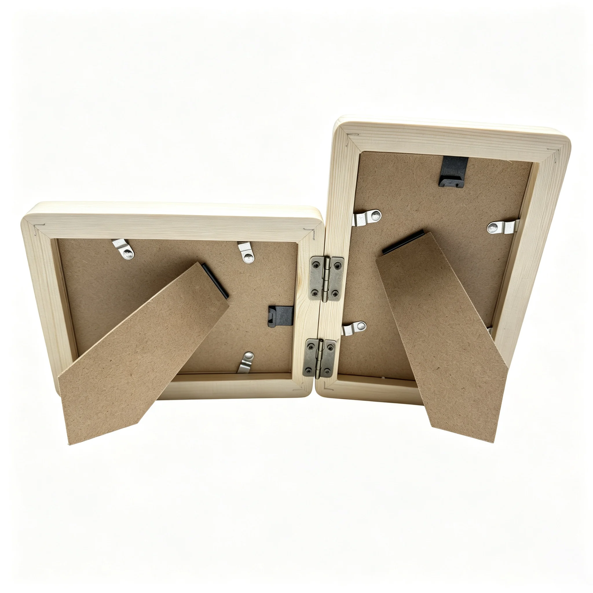 Solid Color Collage Photo Frame with White Inner Mat Horizontal Vertical Table Stand Picture Frame Home Ornament Decorative