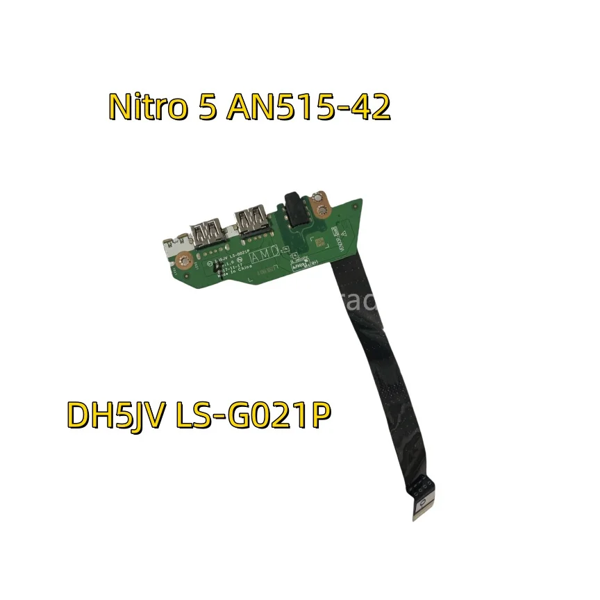 Original For Acer Nitro 5 AN515-42 Laptop USB Port Audio Board With Cable DH5JV LS-G021P