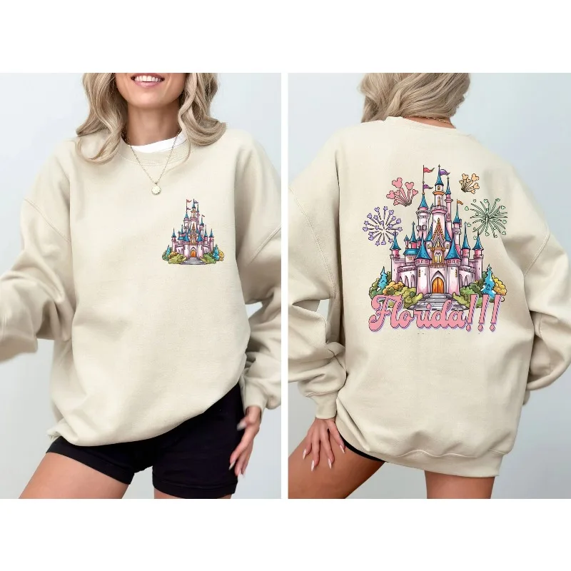 

Толстовка Disney Florida, толстовка с изображением Магии Королевства, толстовка Disney World Castle Florida, свитер с замком Диснея, подарок